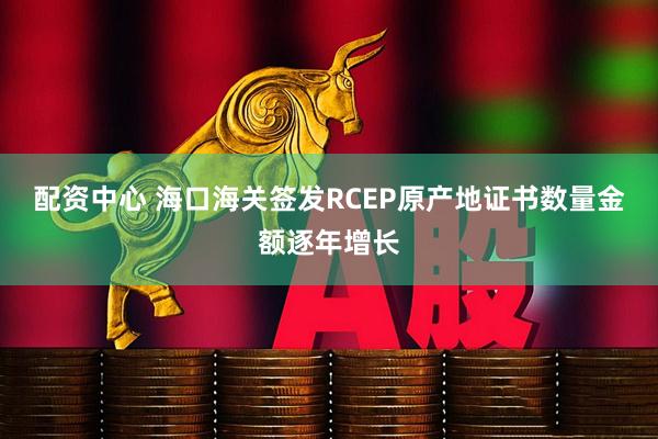 配资中心 海口海关签发RCEP原产地证书数量金额逐年增长