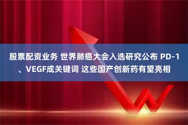 股票配资业务 世界肺癌大会入选研究公布 PD-1、VEGF成关键词 这些国产创新药有望亮相